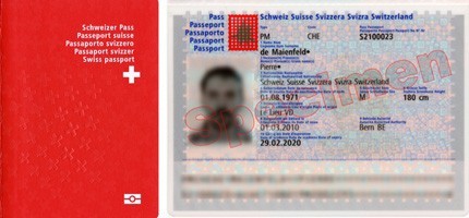 Reisepass (Schweiz) - Pass 10